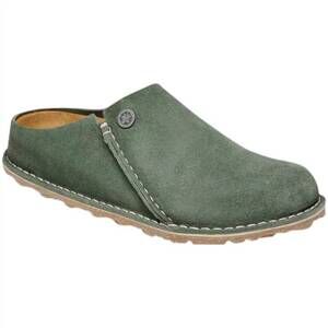 NEW BIRKENSTOCK women's zermatt premium suede slip-ons in thyme